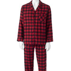 Men's Hanes Ultimate Plaid Flannel Pajama Set